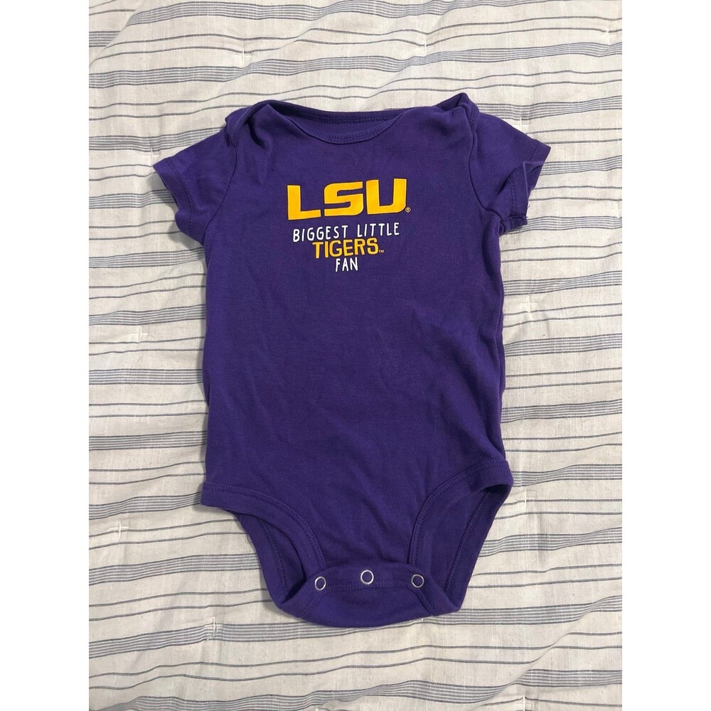 LSU Baby - Little Tigers Fan One-Piece Suit Size 9 Months